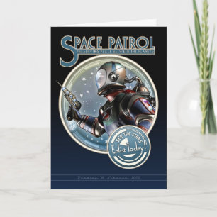 Carte de voeux de la patrouille spatiale