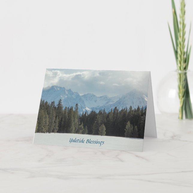 Carte de vœux de la période des Fêtes (Devant)