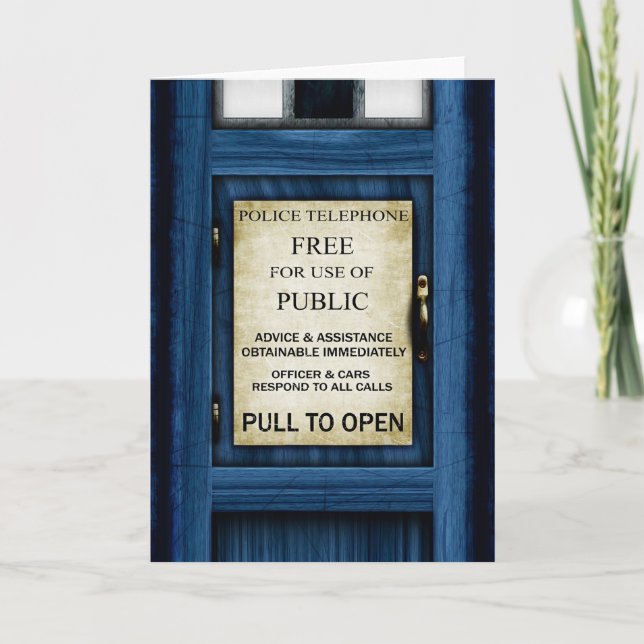 Carte de voeux de la police britannique 2 (Devant)