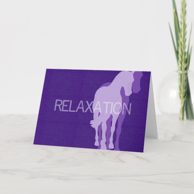 Carte de voeux de la RELAXATION 5x7 (Devant)