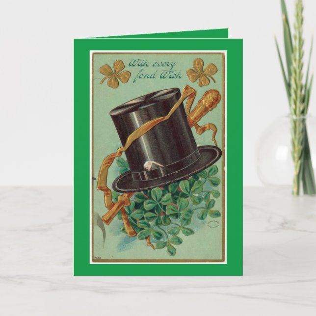 Carte de vœux de la Saint-Patrick (Devant)
