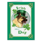 Carte de voeux de la Saint Patrick Akita Day