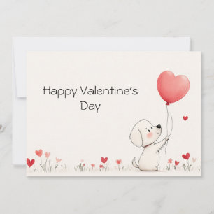 Carte de voeux de la Saint-Valentin ❤️ 🎈