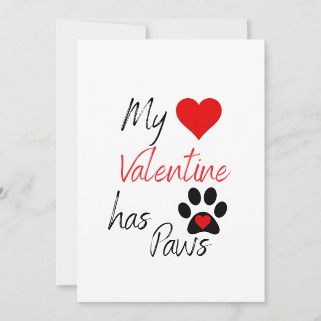 Carte de vœux de la Saint-Valentin avec une photo  (Devant)