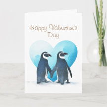 Carte de vœux de la Saint-Valentin pour les mancho