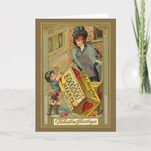 Carte de voeux de la Saint-Valentin victorienne