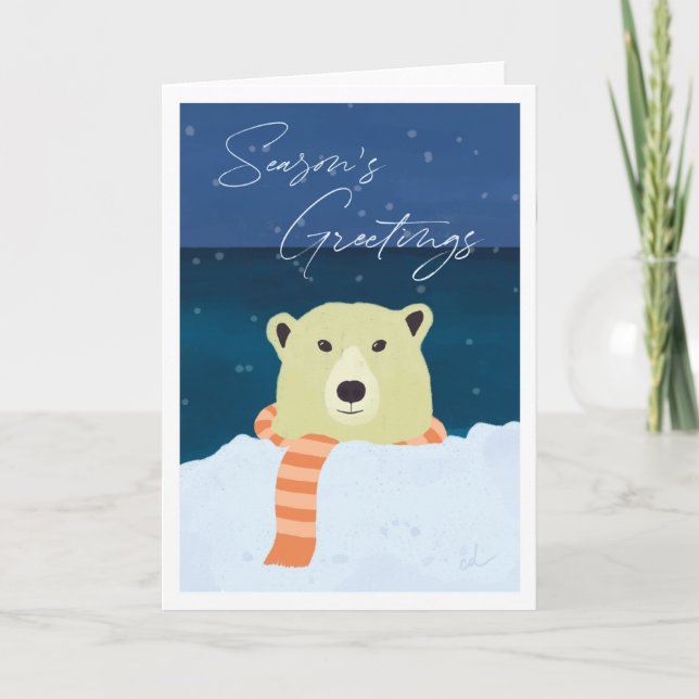 Carte de voeux de la saison (Devant)