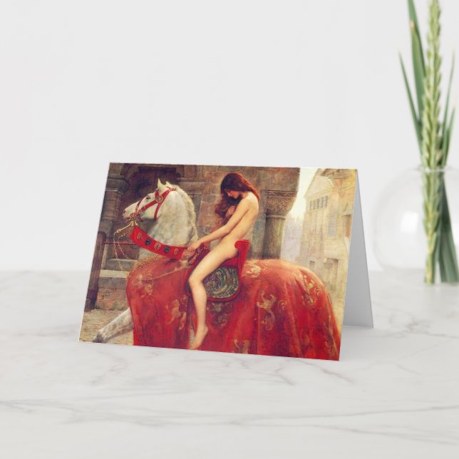Carte de voeux de Lady Godiva (Devant)
