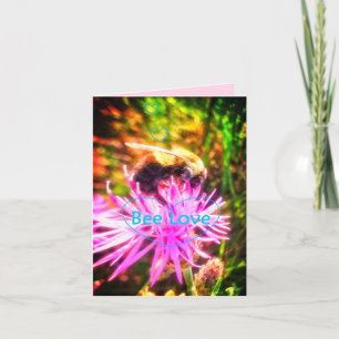 CARTE DE VOEUX DE L'AMOUR ORIBRIGHT D'ABEILLE