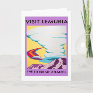 Carte de voeux de Lemuria de visite