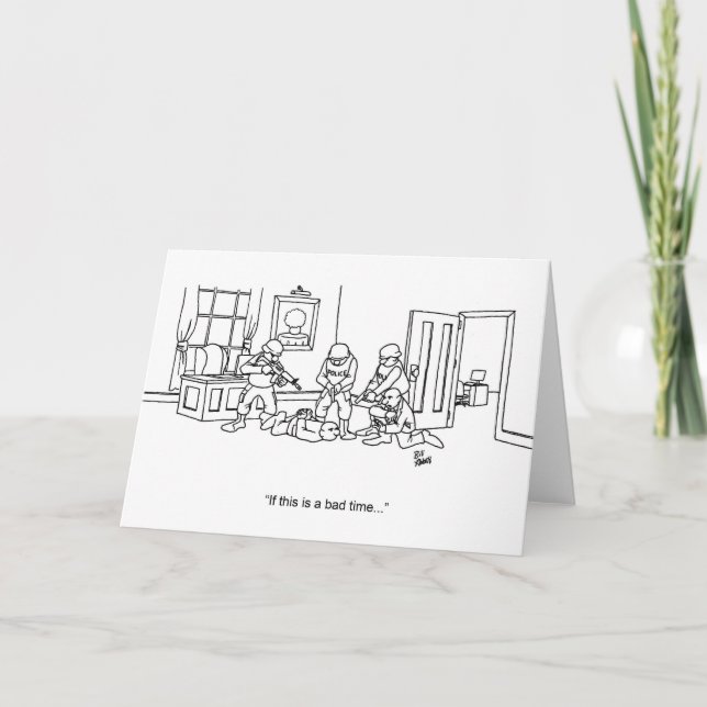 Carte de voeux de l'équipe de Swat Funny (Devant)