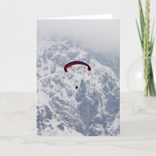 Carte de voeux de liberté d'hiver
