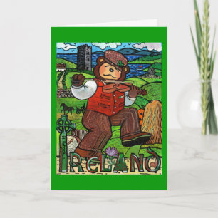 Carte de voeux de l'Irlande