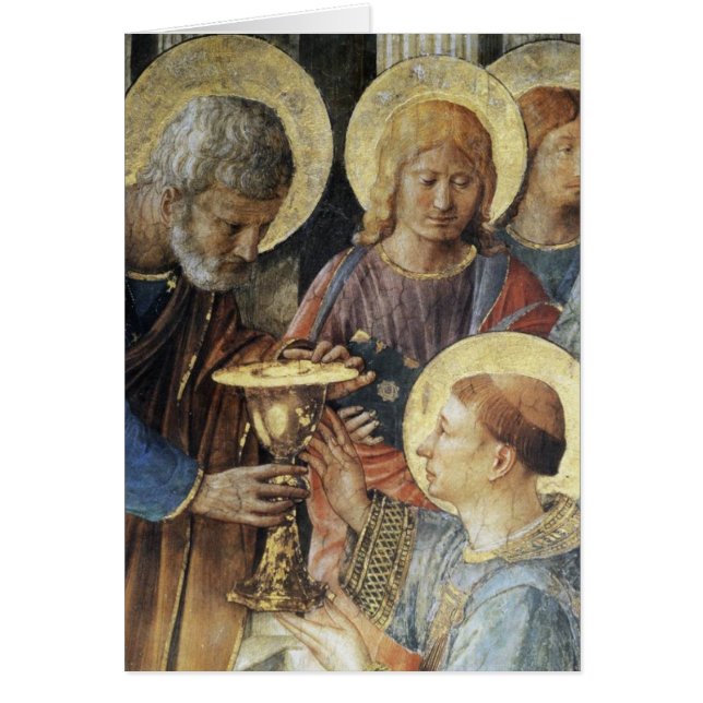 Carte de voeux de l'Ordination de diacre catholiqu (Devant)