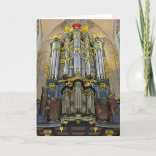 Carte de vœux de l'orgue, Breda, Pays-Bas