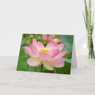 Carte de voeux de Lotus Blossum