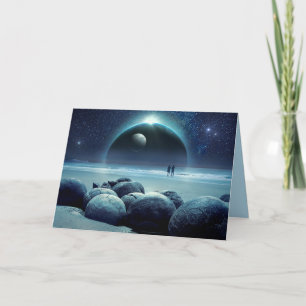 Carte de voeux de l'univers imaginaire