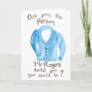 Carte de voeux de M. Rogers Sweater