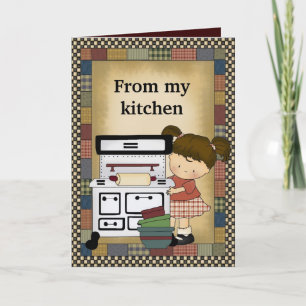 Carte de voeux de ma cuisine