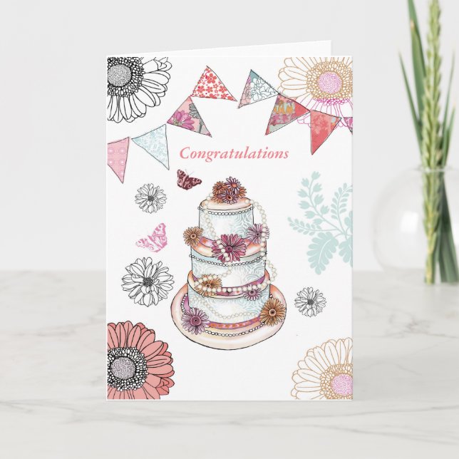 Carte de voeux de mariage (Devant)