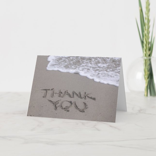 Carte de voeux de Merci (Devant)