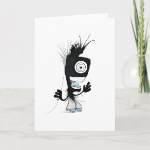 Carte de voeux de monstre