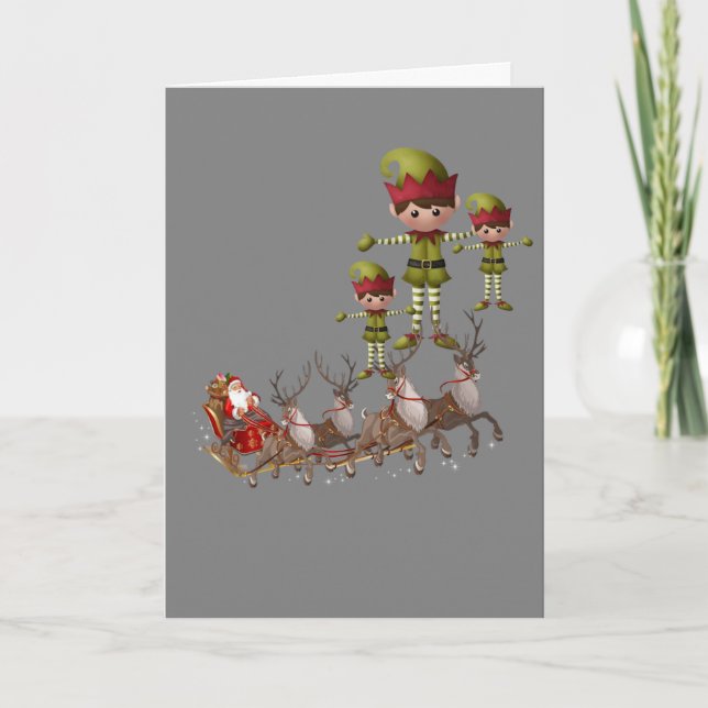 Carte de voeux de Noël (Devant)