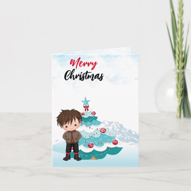 Carte de vœux de Noël (Devant)
