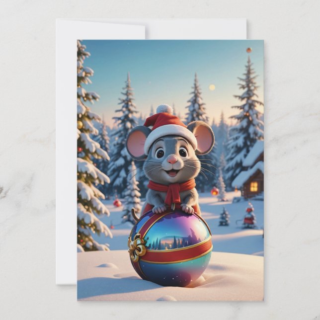 Carte de voeux de Noël (Devant)