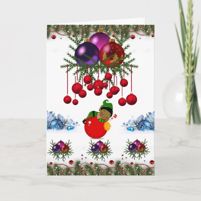 Carte de voeux de Noël (Devant)