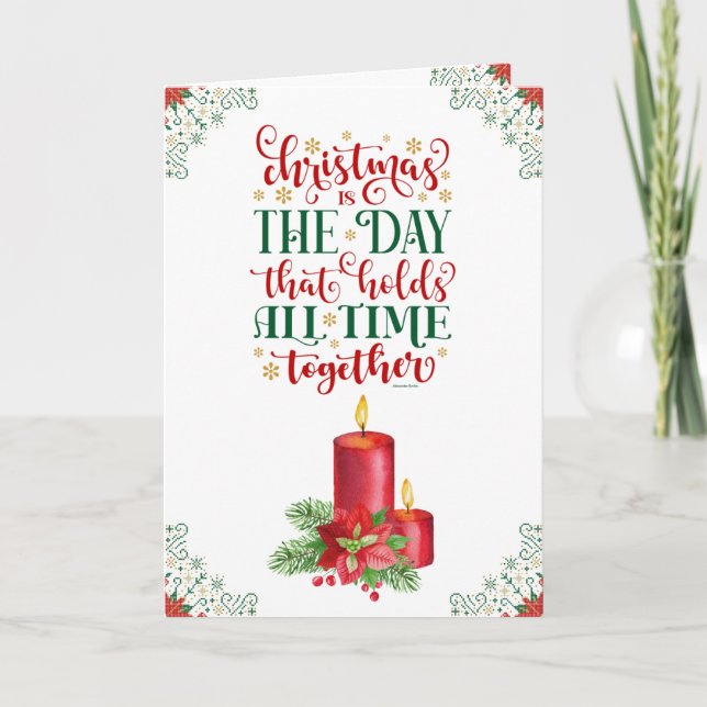 Carte de voeux de Noël (Devant)