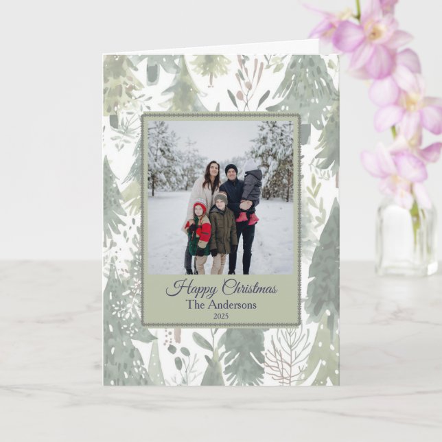 Carte de voeux de Noël (Orchidée)
