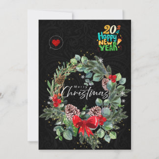 Carte de voeux de Noël