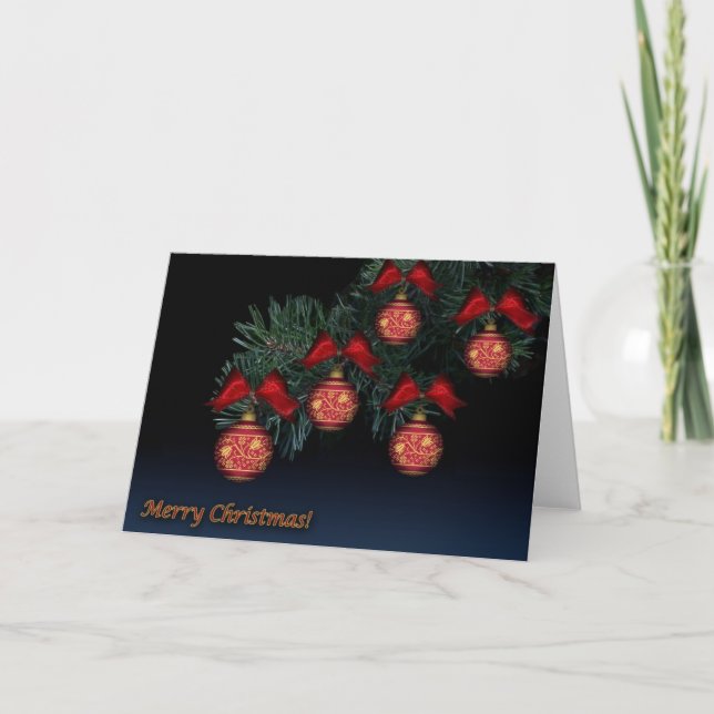 Carte de voeux de Noël (Devant)
