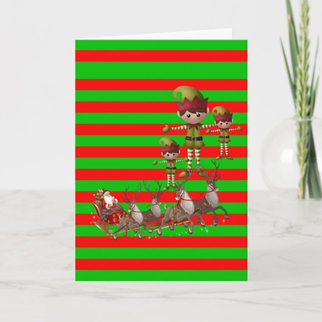 Carte de voeux de Noël (Devant)