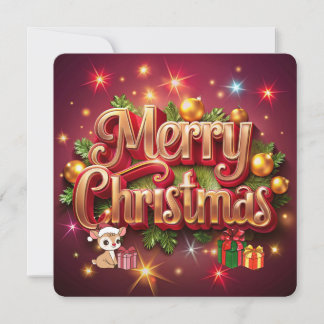 Carte de vœux de Noël