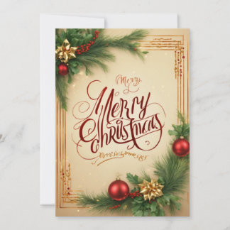 Carte de voeux de Noël
