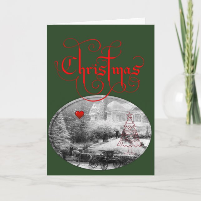 Carte de voeux de Noël (Devant)
