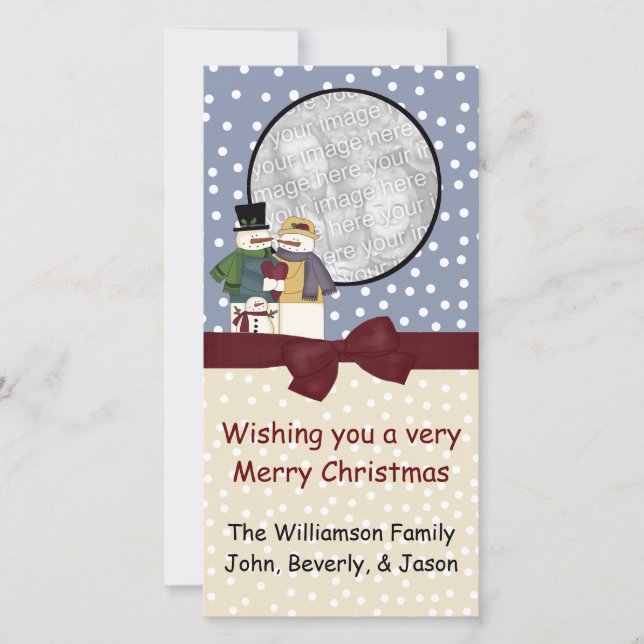 Carte de voeux de Noël (Devant)