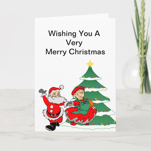Carte de voeux de Noël (Devant)