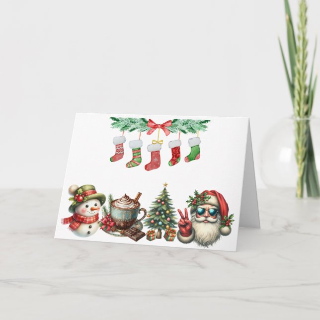 Carte de voeux de Noël (Devant)