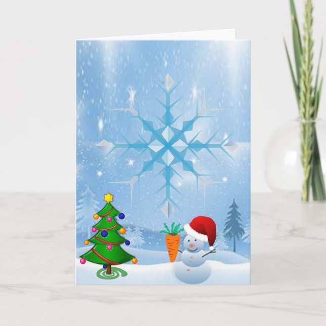 Carte de voeux de Noël (Devant)