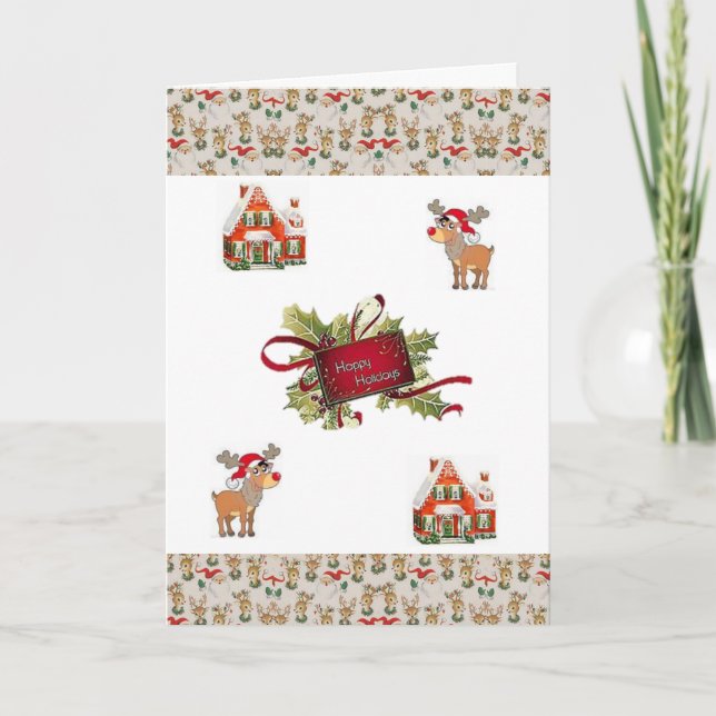 Carte de voeux de Noël (Devant)