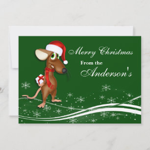 Carte de voeux de Noël