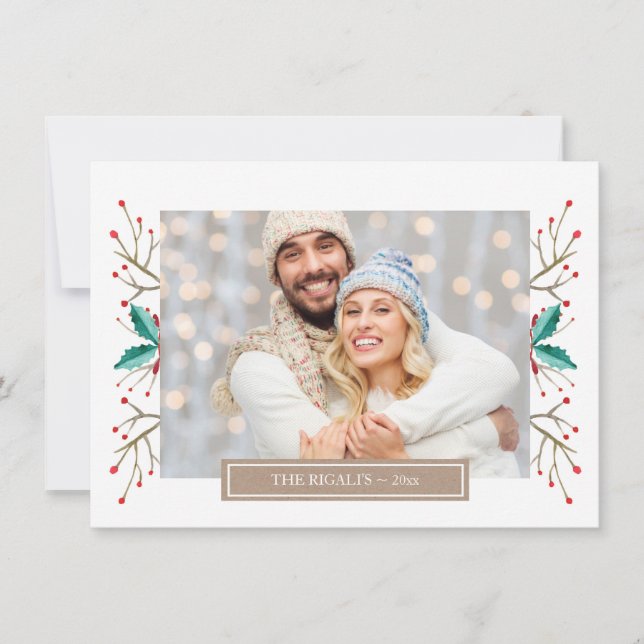 Carte de voeux de Noël (Devant)