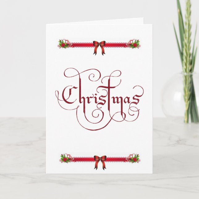 Carte de voeux de Noël (Devant)