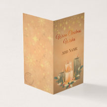 Carte de vœux de Noël à la bougie chaude vintage