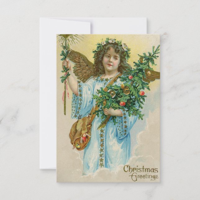 Carte de voeux de Noël antique (Devant)