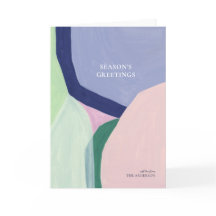 Carte de vœux de Noël artistique