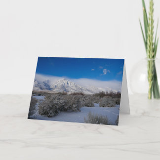 Carte de voeux de Noël avec référence des écriture